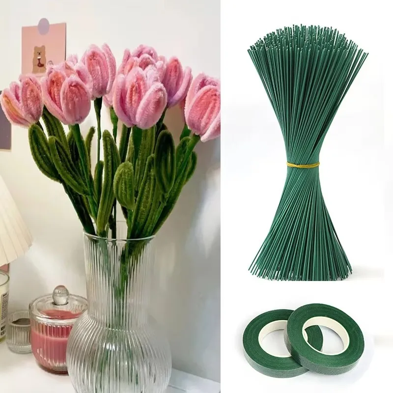 Zielone pręciki do kwiatów DIY – Floral Tape Green recenzja i cena