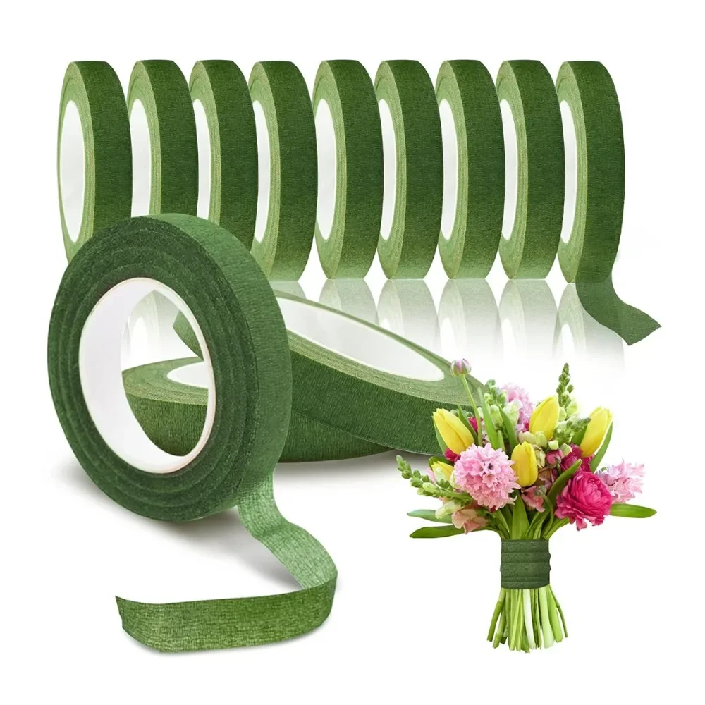 Zielone piękne kwiatowe taśmy  – Floral Tape Green recenzja i cena