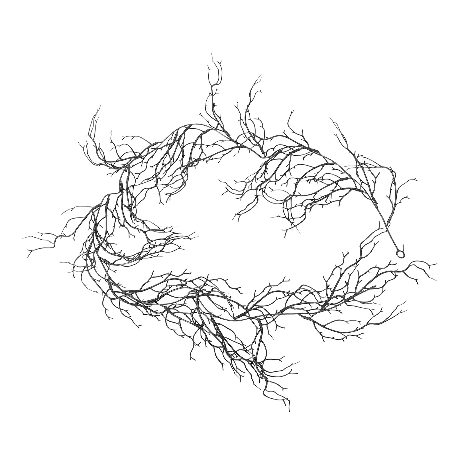 Czarne plastikowe dekoracyjne  – Branch Curly Willow recenzja i cena